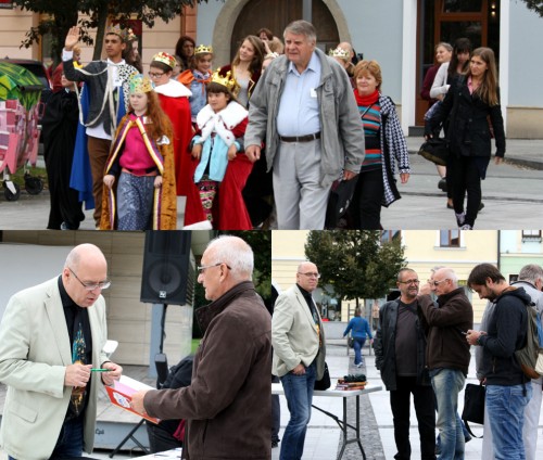 Festival literatúry a kráľov čitateľov 2016 – Literárne korzo (príchod kráľov a spisovateľov) Festival literatúry a kráľov čitateľov